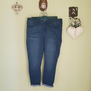 Women's blue denim jeans
